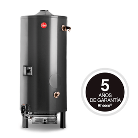 Termotanque Rheem gas natural 250lts pie conexsup negro rhctp250n