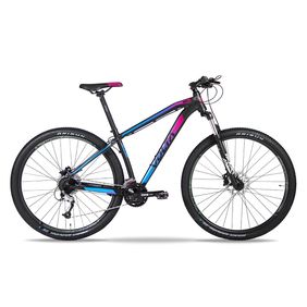 Bicicleta Volta Razz Nueva Negro Azul/Rosa M