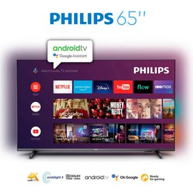 Tv Philips 65 Smart 4K Android-Wifi-Usbx2-Hdmix4-Bluet 65Pud7906/77