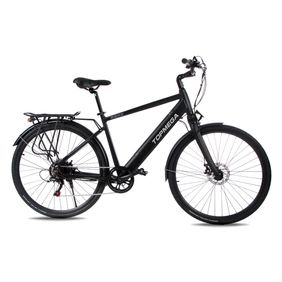 Bicicleta Electrica Topmega Urbana Alum R700 250W 36V 6Vel Negro