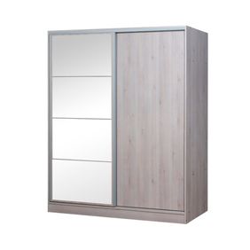 Placard Ricchezze Murano 180  Cm 205X178X58 Corr Pino Bco C/Espejo 35231702