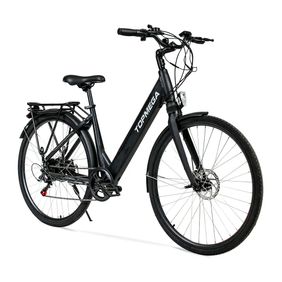 Bicicleta Topmega Paseo Electrica Alum R700 250W 36V 6Vel Negro