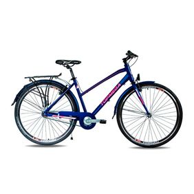 Bicicleta Topmega Accento Urbana Dama 700C 3Vel Violeta Rosado