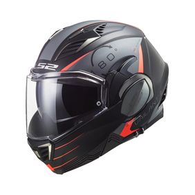 Casco Ls2 900 Valian Ii Codex Matt Black Titanium (Rebatible)