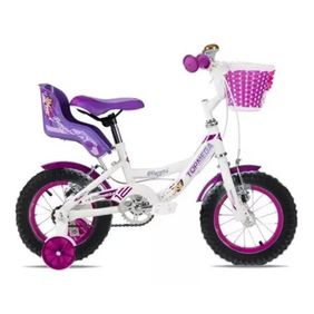 Bicicleta Topmega Flexygirl R12 Nena BlancoVioleta Cub Neg