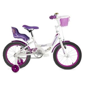 Bicicleta Topmega Flexygirl R16 Nena Blanco/Violeta