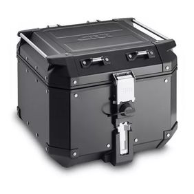 Baul Givi Top Case 42 S/Base Trekker Outback Aluminio Negro (Cuadrado)