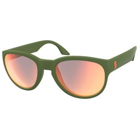 Scott Sunglasses Sway Dark Green Matt / Red Chrome Enhancer