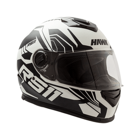 Casco Hawk Rs5 Vector Negro Blanco