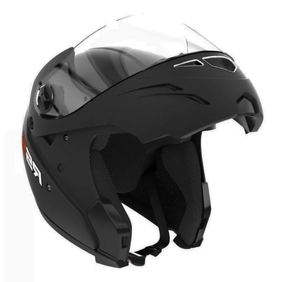 Casco Hawk Rs5 Abs Rebatible Negro Mate