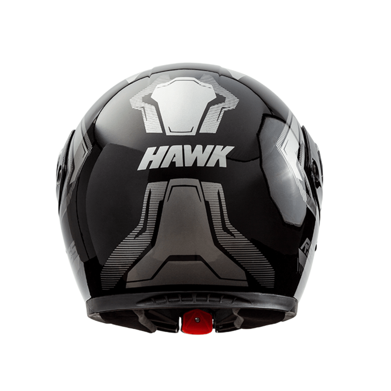 Casco para moto modular Hawk RS5 Vector amarillo fluo brillante talle M