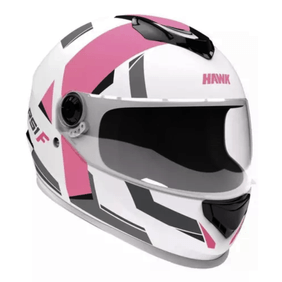 Casco Hawk Rs1 F Blanco/Fucsia