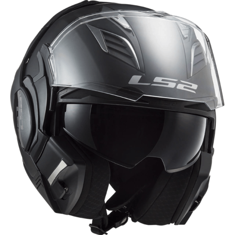 Casco Ls2 900 Valian Ii Codex Matt Black Titanium (Rebatible) Talle M -  Yuhmak