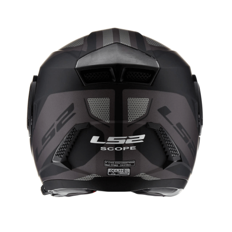 Casco Modular Abatible LS2 FF902 Scope Solid Color Titanio Para