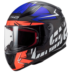 Casco Ls2 353 Cromo Mat Flu-Ora-Blu