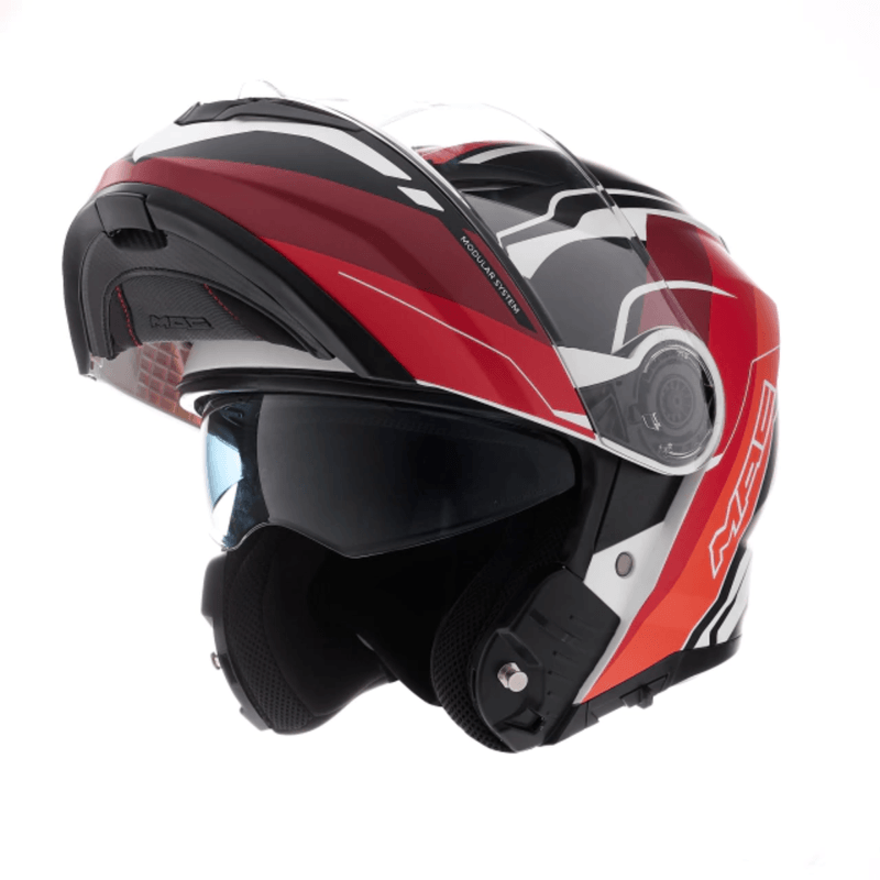 Casco de moto discount rebatible