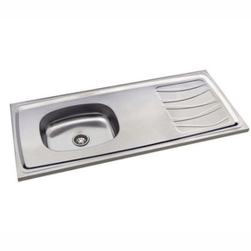 Mesada Arco 1.40 Acero Inoxidable Reversible 31626385