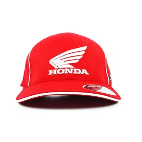 Gorra Honda Wing Roja Plana 2023