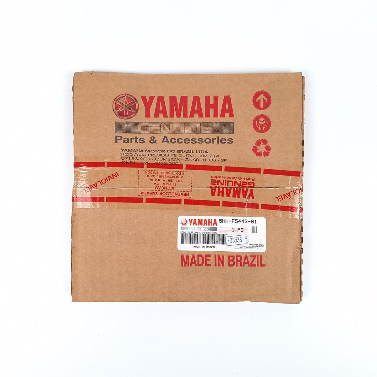 Set Catena, Adatto Per Yamaha YBR 125 ED 07-14, Catena RK FR 428 HSB 118, Aperto, Rosso 14/45