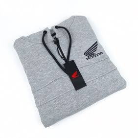 Buzo Honda Hoodie Small Wing 2023 Hombre  Negro / Gris