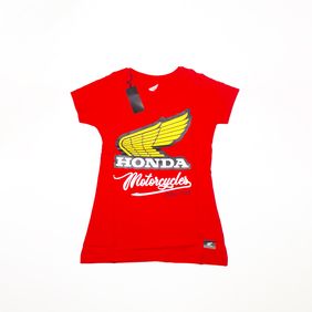 Remera Honda Lady Wing Roja