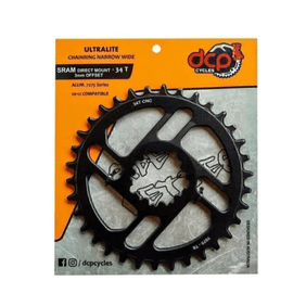 Plato Sram 3Mm Offset  Narrow Wide Round  34 T