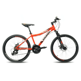 Bicicleta Raleigh cout Varon R24 Frenos a Discos Rojo Gris