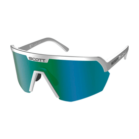 Gafas Scott Sport Shield Supersonic Edit Silver Green Chrome