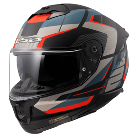Casco Ls2 Ff808 Road Bk-Bl Mt