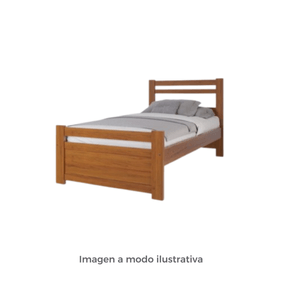 Cama Inmacol Pacifico 1.00 Mts Castaño 204-3