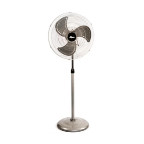Ventilador Alpaca industrial de pie 20pulg 130w aspas metal negro alpfas20