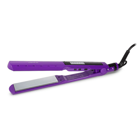 Planchita De Cabello Winco Color Violeta Nano Titanium Tecno.Digital Control De Temp. Led W100V