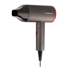 Secador De Pelo Winco 2 Niveles De Temp Boton AireFrio 2000W W196
