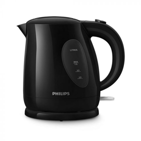 Pava electrica Philips negra 1litro 2200w negra - hd4695/90