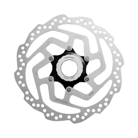 Disco De Freno, Sm-Rt10, S 160Mm, Con Cierre(Interno Y Externo, Negro), Para Pastilla Resina, Pack Ind.