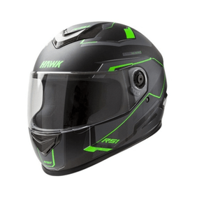 Casco Integral Hawk Rs1 F Alpha negro verde