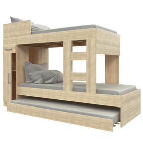 Cucheta Orlandi 3 Camas 1 Puerta 1 Cajon 90.5X231X155 Abedul 603