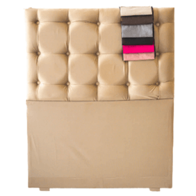 Respaldo El Madero Capitone Pana Galileo Crema 150Cm Frm00036