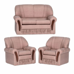 Juego De Living Color Living Olimpia 2.1.1 Chenil Soft Terracota