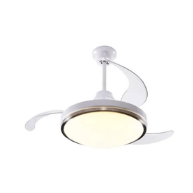 Ventilador De Techo Peabody Retractil 61W3Paletas PlasticasControl RemotoAcInoxPeVtrdc425S