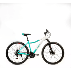 Bicicleta Mint Mtb Laika Talle ML r29 21V verdeblanco