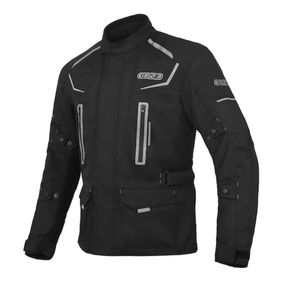 Campera Parka Gp 23 Pk-2317 Cordura C-Int Desmontable Y Protecciones Negro Y Azul