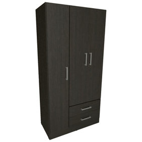 Placard Orlandi Bahia 3 Puertas 2 Cajones 91X184X47Cm Wengue 3533