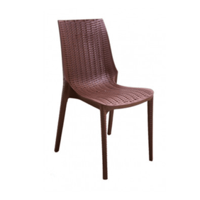 Silla Quality Harmony Simil Ratan Marron 40678