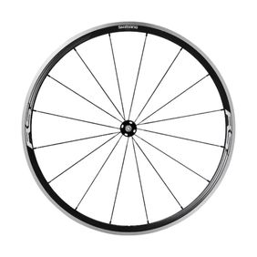 Rueda Shimano Wh-Rs330 F:16H/R:21H Para 10/11-S Rim(Con Cinta) Clincher Negro Sticker Standard Qr Negro R-Qr 163Mm Sin Bolso Pack Ind.