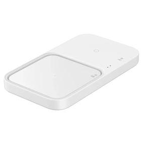 Cargador inalambrico samsung duo typo c 15w con cable blanco