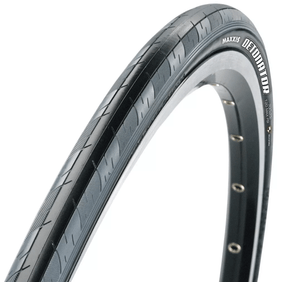 Clincher Con Alambre Y Semitubo - Maxxis Detonator 700X25C Negro