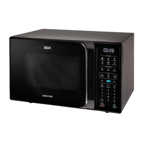 Microondas bgh digital eco 28 lt c/grill black