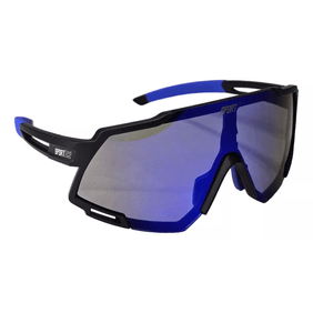 Gafas Sportace Para Ciclismo Sa-838 Azul Neg C/Estuche 3 Cristales