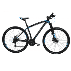 Bicicleta mtb Venzo Loki r29 ng teal gris integ. 1 1/8 (conj arm) freno mec.